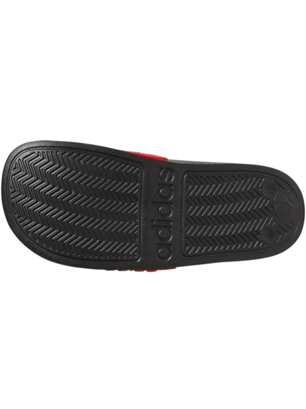 Adidas Adilette Shower Slides - Kids RED/WHITE 3-Stripes ✨-NWB - Picture 9 of 9